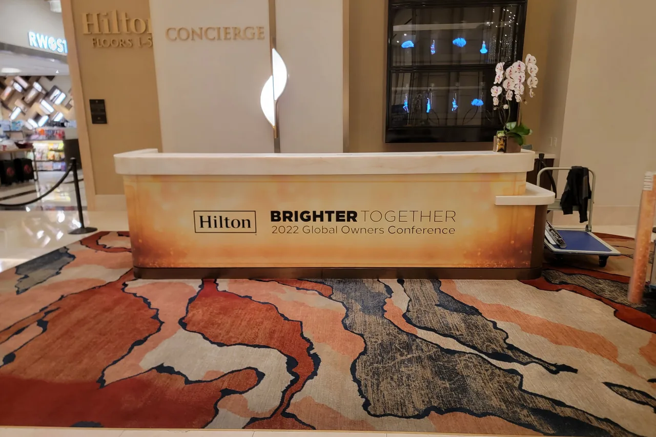 Resorts World Hotel Convention — Foam board & vinyl · 3,200 sq ft
