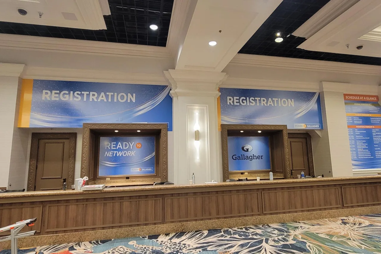 Mandalay Bay Convention Center — 1,800 sq ft installed