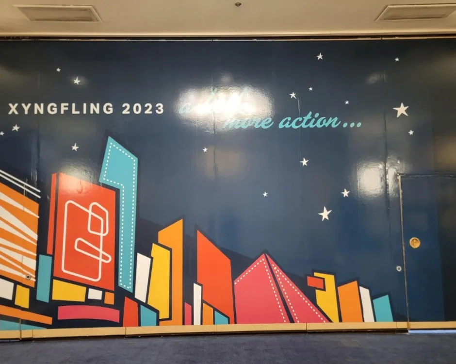 City Skyline Window Wrap — Storefront window graphics